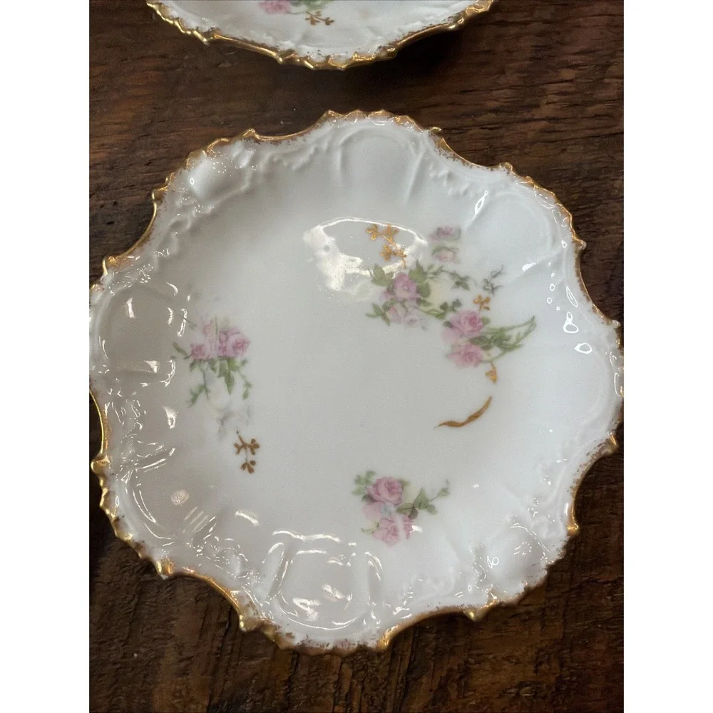 Antique Limoges France Cabinet ,French Porcelain Hand Painted Gold Trim (6)